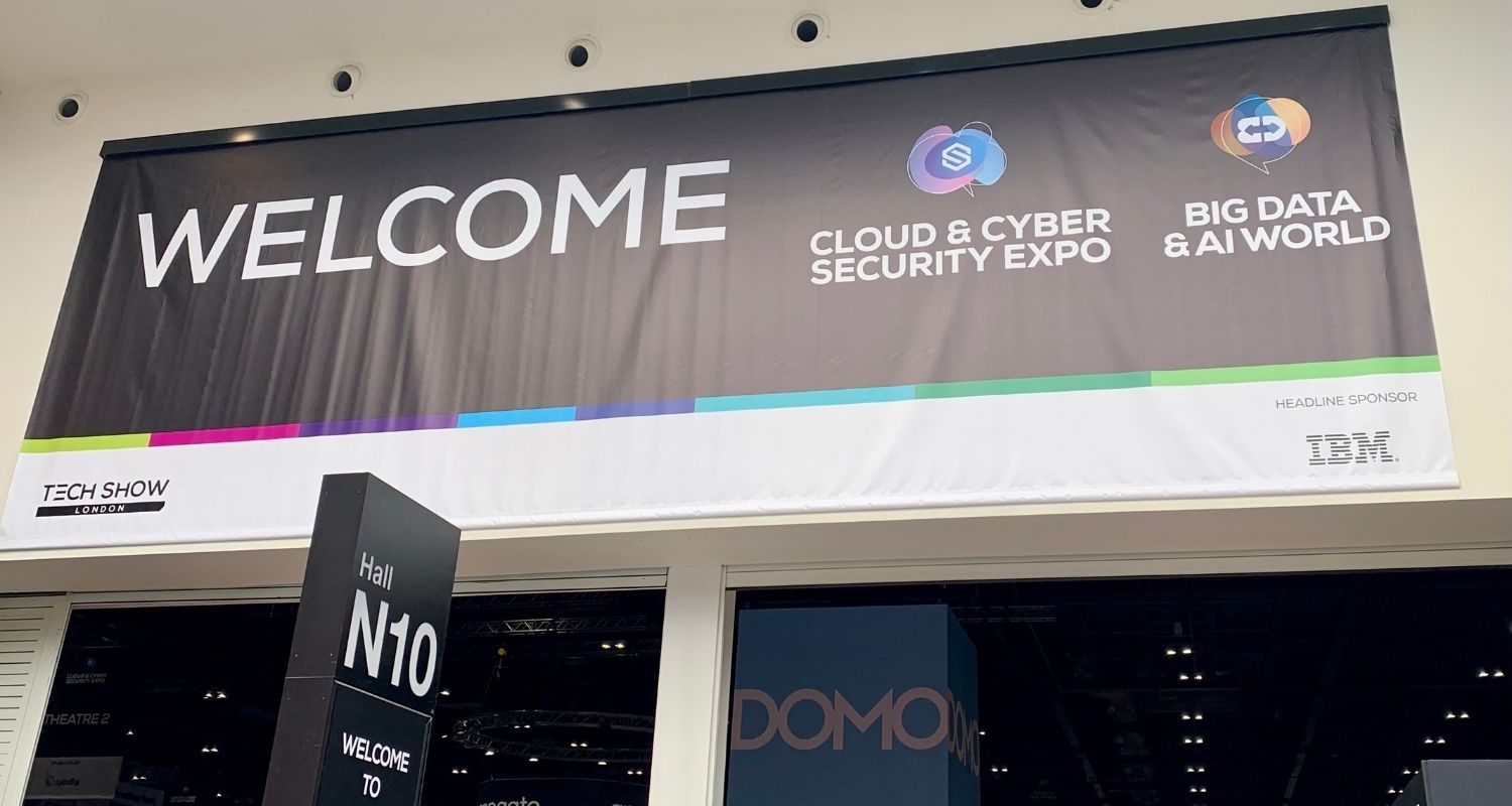 Entrance to cloud&cyber security expo